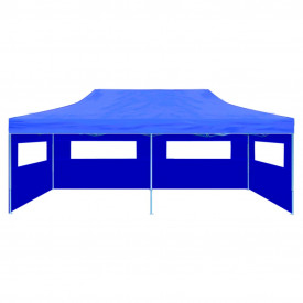 Cort de petrecere pliabil alb 3 x 6 m - Img 3