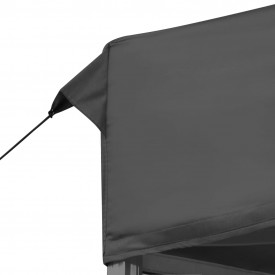 Cort de petrecere pliabil profesional, antracit, 6x3m, aluminiu - Img 5