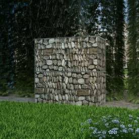 Coș gabion din oțel, 100 x 50 x 100 cm