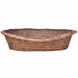 Coș pentru câini/animale de companie din salcie naturală 70 cm - Img 2