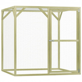 Coteț de găini, 1,5 x 1,5 x 1,5 m, lemn de pin tratat FSC