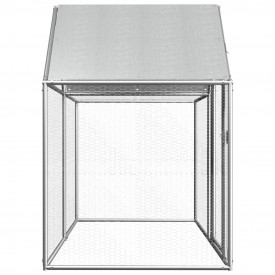 Coteț de găini, 2 x 1 x 1,5 m, oțel galvanizat - Img 3