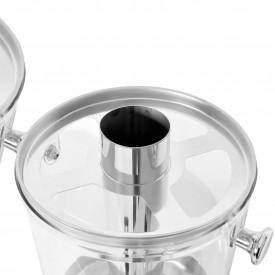 Dozator triplu de suc, oțel inoxidabil, 3 x 8 L - Img 5