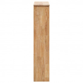 Dulap depozitare pantofi, 55 x 20 x 104 cm, lemn masiv de nuc - Img 5
