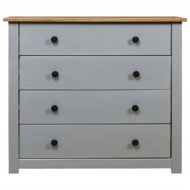 Dulap lateral, gri, 80 x 40 x 73 cm, gama pin de Panama - Img 2