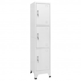 Dulap vestiar cu 3 compartimente, 38x45x180 cm