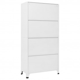 Dulap vestiar cu 9 compartimente, oțel, 90 x 45 x 180 cm, gri - Img 5