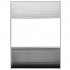 Ecran insecte pentru ferestre, cu umbrar, aluminiu, 60x80 cm - Img 5