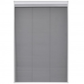 Ecran insecte pentru ferestre, cu umbrar, aluminiu, 80x120 cm - Img 4