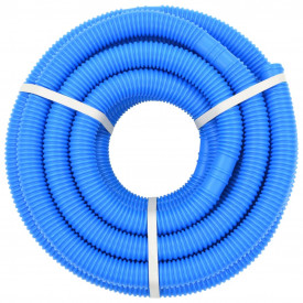 Furtun de piscină cu cleme, albastru, 38 mm, 12 m - Img 3