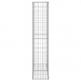 Gabion cu capace din sârmă galvanizată 150 x 100 x 30 cm - Img 5