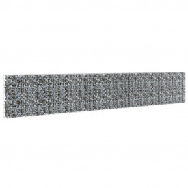 Gabion perete cu capace, oțel galvanizat, 600 x 30 x 100 cm - Img 2