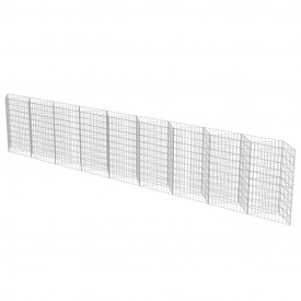 Gabion perete, oțel galvanizat, 630 x 30 x 100 cm - Img 3