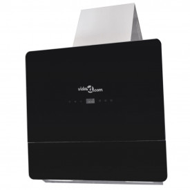 Hotă Sticlă Securizată cu Ecran 600 mm Negru - Img 2