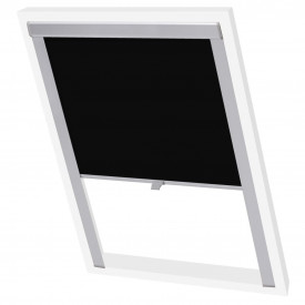 Jaluzele opace tip rulou F06, negru - Img 1