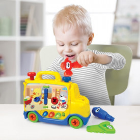 Jucarie bebelus camion cu forme lumini si sunete Winfun 000795 - Img 3