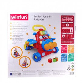 Jucarie junior jet 2 in 1 ride-on, Winfun - Img 2