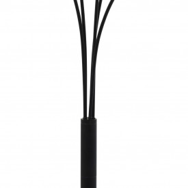 Lampă de podea, negru și auriu, 200 cm, 5 x E14 - Img 9