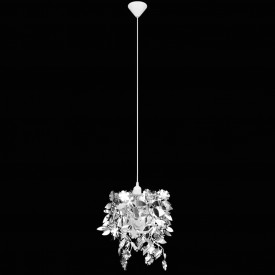 Lampă de tavan cu paiete 21,5 x 30 cm, Argintiu - Img 5