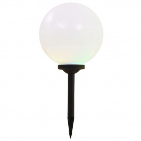 Lămpi solare de exterior, 4 buc., 30 cm, RGB, sferic, LED - Img 3