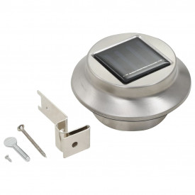 Lămpi solare de exterior cu LED, 6 buc., alb, 12 cm, rotund - Img 6