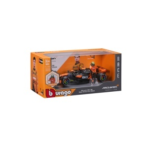 Macheta Bburago 1:24 Formula-Cu Figura-Mclaren Mcl38 #4 Lando Norris Bb28040/4 - Img 4