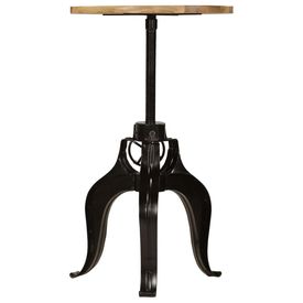 Masă de bar, lemn masiv de mango, 60 x (76-110) cm