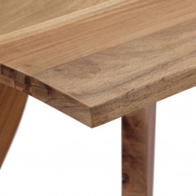 Masă de bucătărie, 120 x 58 x 76 cm, lemn masiv de acacia - Img 5