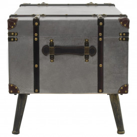 Masă de cafea, MDF și aluminiu, 102x51x47,5 cm - Img 3