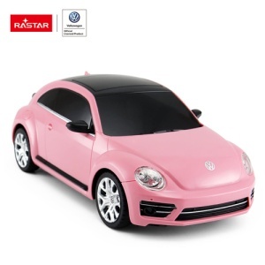 Masina cu telecomanda RASTAR 1/24 Volkswagen Beetle Roz 76200-R - Img 3