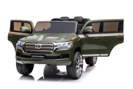 Masina electrica cu telecomanda pentru copii, Toyota Land Cruiser, AIMJJ2022, verde - Img 4