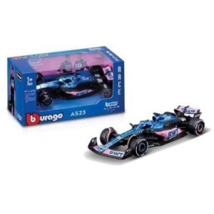 Masinuta colectie BBurago, Metal, Alpine F1 Team A523, Esteban Ocon, 1:43
