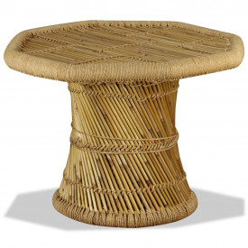 Măsuță de cafea Bambus Octogonal 60x60x45 cm - Img 5