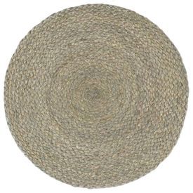 Naproane, 4 buc., gri, 38 cm, iută, simplu, rotund - Img 1