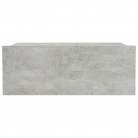 Noptiere suspendate, gri ciment, 40 x 30 x 15 cm, PAL - Img 4