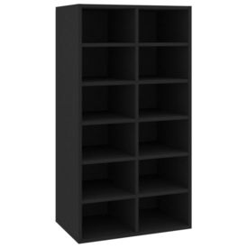 Pantofar, negru, 54x34x100 cm, PAL