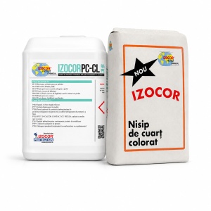 Pardoseala poliuretanica cu cuart pentru covor din piatra IZOCOR PC, 26 kg.