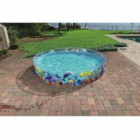 Piscina pentru copii Bestway Fill n Fun. 244 cm x 46 cm Multicolor - Img 4