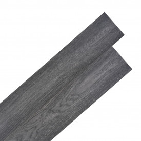 Plăci de pardoseală autoadezive, PVC, 5,02 m², negru și alb - Img 1
