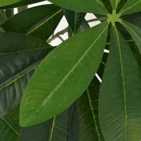 Plantă artificială Arborele norocos cu ghiveci, 85 cm, verde - Img 2