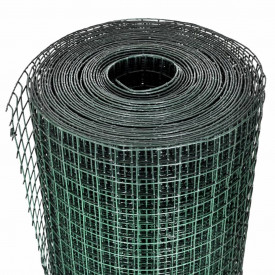Plasă gard cu izolație PVC 1 m x 25 m ochi 16 x 16 mm - Img 3