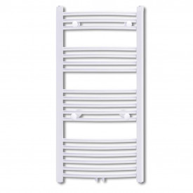 Radiator pentru baie, curbat 600 x 1160 mm, conector lateral și median - Img 2