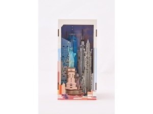Revell Lumi Miniaturale Realizate Manual Pentru Asamblare New York - Book Nook Rev00540 - Img 3