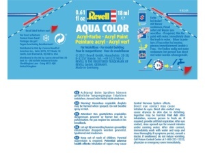 Revell Vopsea Pe Baza De Apa Silk Dark Green(Ral 6020)Aqua Color Acrylic 18Ml Rev36363 - Img 2