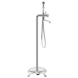 Robinet de cadă independent argintiu oțel 99,5 cm inoxidabil - Img 2