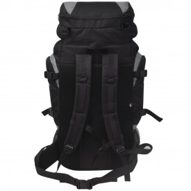 Rucsac pentru drumeții XXL, 75 L, Negru și gri - Img 4