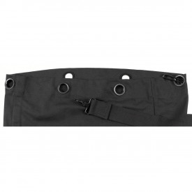 Sac militar US duffle bag, volum 100 litri, 100% bumbac, negru - Img 2