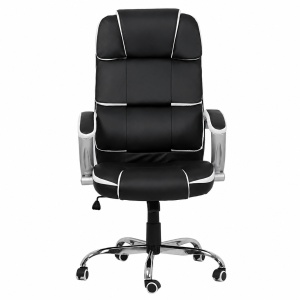 Scaun directorial OFF 357, piele ecologica, mecanism de balans, robust, 110 kg - Img 3