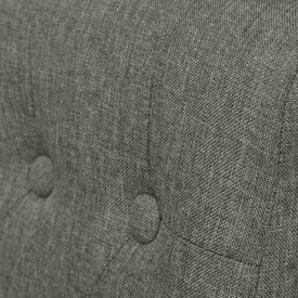 Scaune de bucătărie 2 buc, textil, gri închis - Img 6