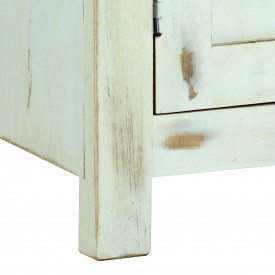 Servantă, albastru deschis, 110x35x70 cm, lemn masiv de mango - Img 7